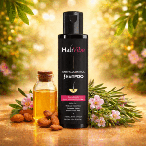 Hairvibe Anti Hairfall Shampoo | Hydrates, Nourishes & Repairs Hair| Enriched with Argon, Almond & Rosemary Oil