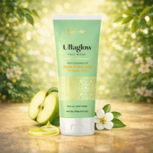 Fairvibe Ultraglow Beaded Face Wash | Cleanses, Hydrates & brightens up the Skin | Enriched with Apple Amino Acid & Glycolic Acid