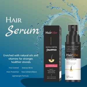 Hairvibe Advance Hair growth serum| Reduces Hairfall & stimulates hair growth| Enriched with Procapil, Capilla longa stem cells, Redensyl, Anagain, Caffeine|