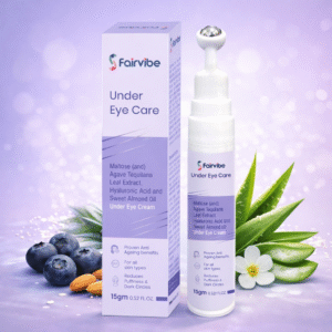 Fairvibe Under Eye Care Cream | Reduces Puffiness & Dark circle | PA+++ | Enriched with Maltose, Hyaluronic Acid, Shea butter, Jojoba Oil & Sweet Almond Oil |