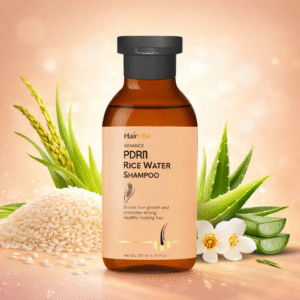 Hairvibe Rice Water Anti Hairfall Shampoo | Hydrates, Nourishes & Repairs Hair| Enriched with Rice Water & PDRN