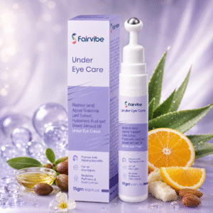 Fairvibe Under Eye Care Cream | Reduces Puffiness & Dark circle | PA+++ | Enriched with Maltose, Hyaluronic Acid, Shea butter, Jojoba Oil & Sweet Almond Oil |